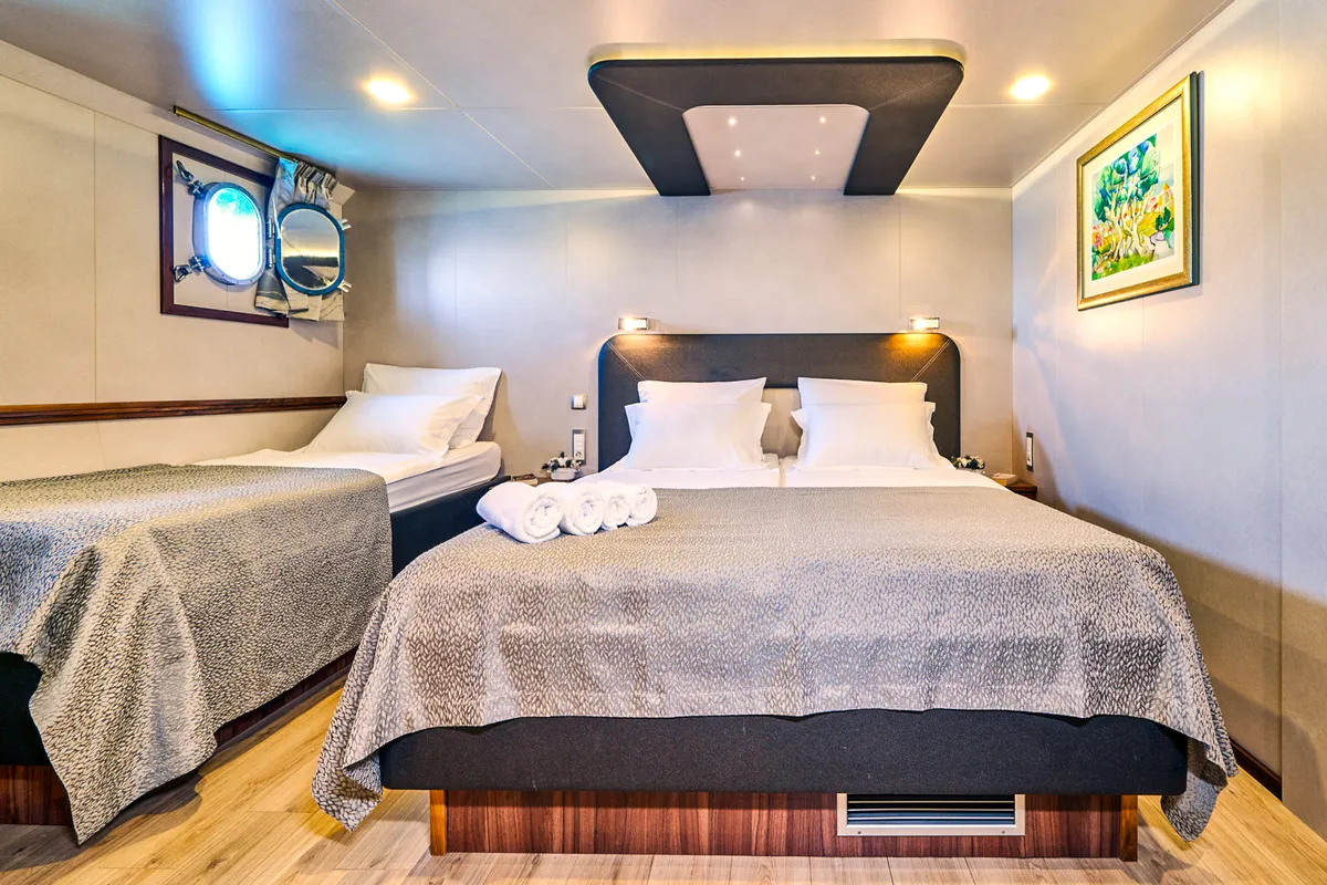 Cabin on Casablanca, a Gulet Motoryacht motor yacht at Grad Trogir, Croatia