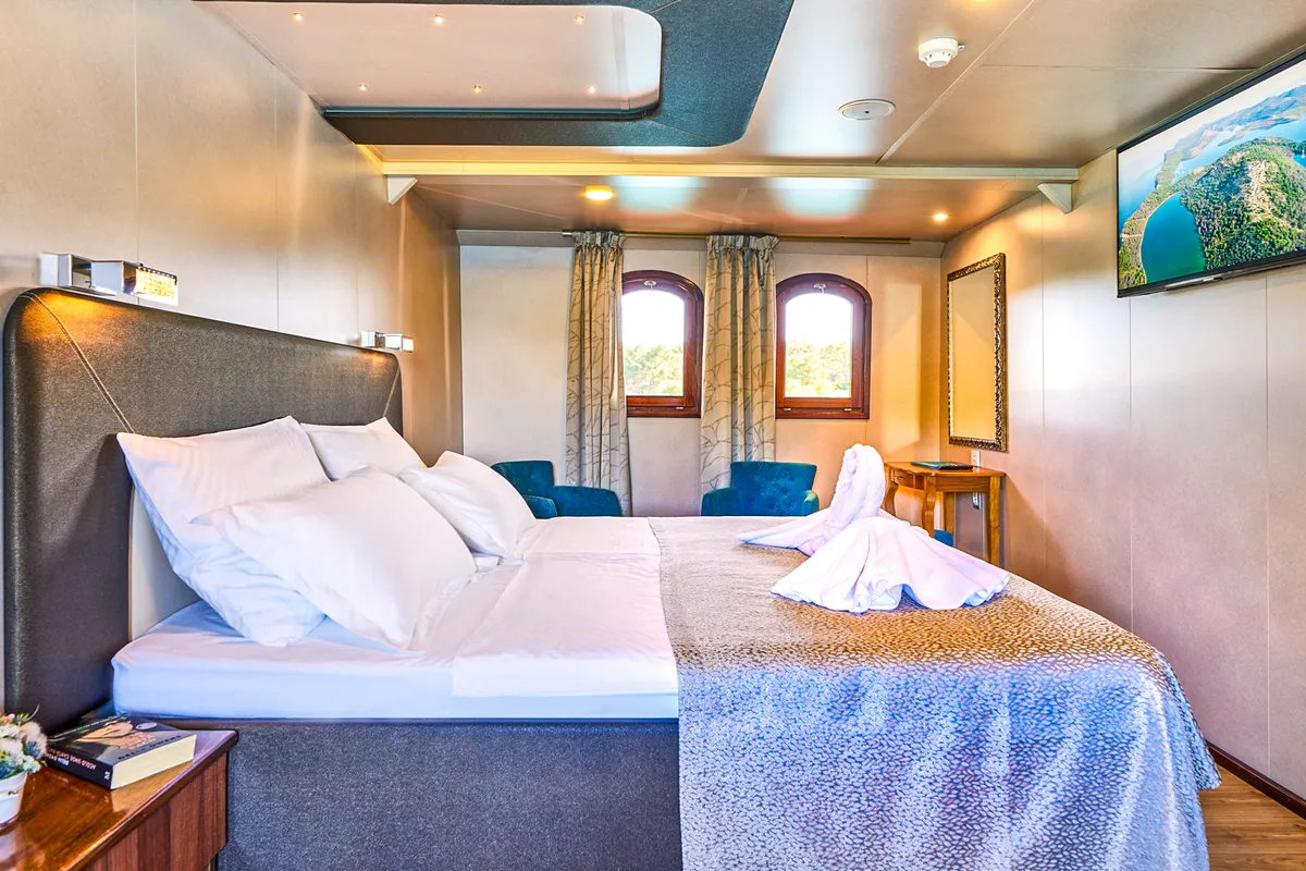 Cabin on Casablanca, a Gulet Motoryacht motor yacht at Grad Trogir, Croatia