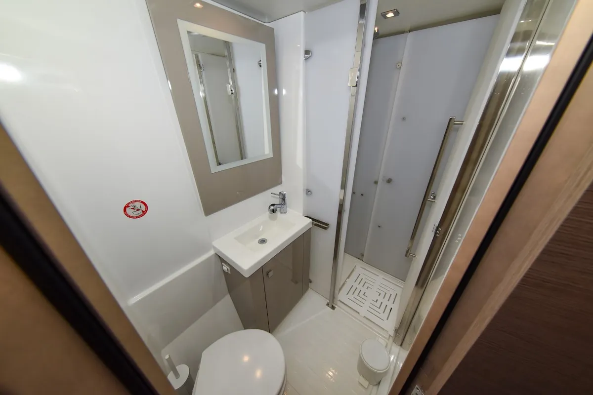 Head on Le Bart, a Fountaine Pajot Astrea 42 catamaran at Zadar, Croatia
