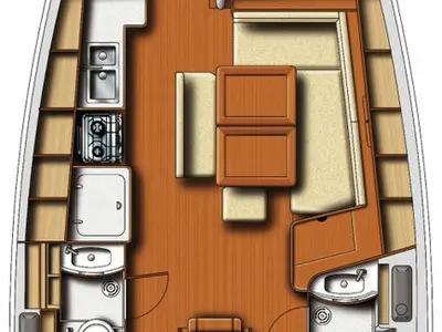 Fantasea, a Beneteau Oceanis 43 sailboat at Athens, Greece