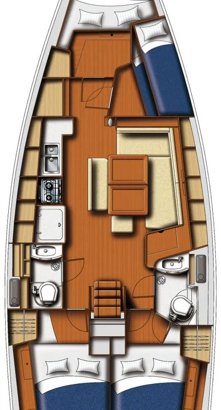 Fantasea, a Beneteau Oceanis 43 sailboat at Athens, Greece
