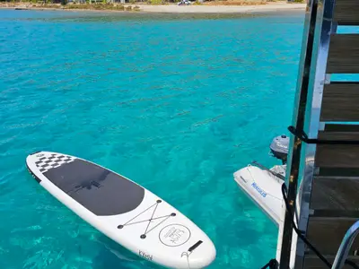 Deck of Comfort, a Jeanneau Sun Odyssey 42 i sailboat at Athens, Marina Delta Kallithea, Greece
