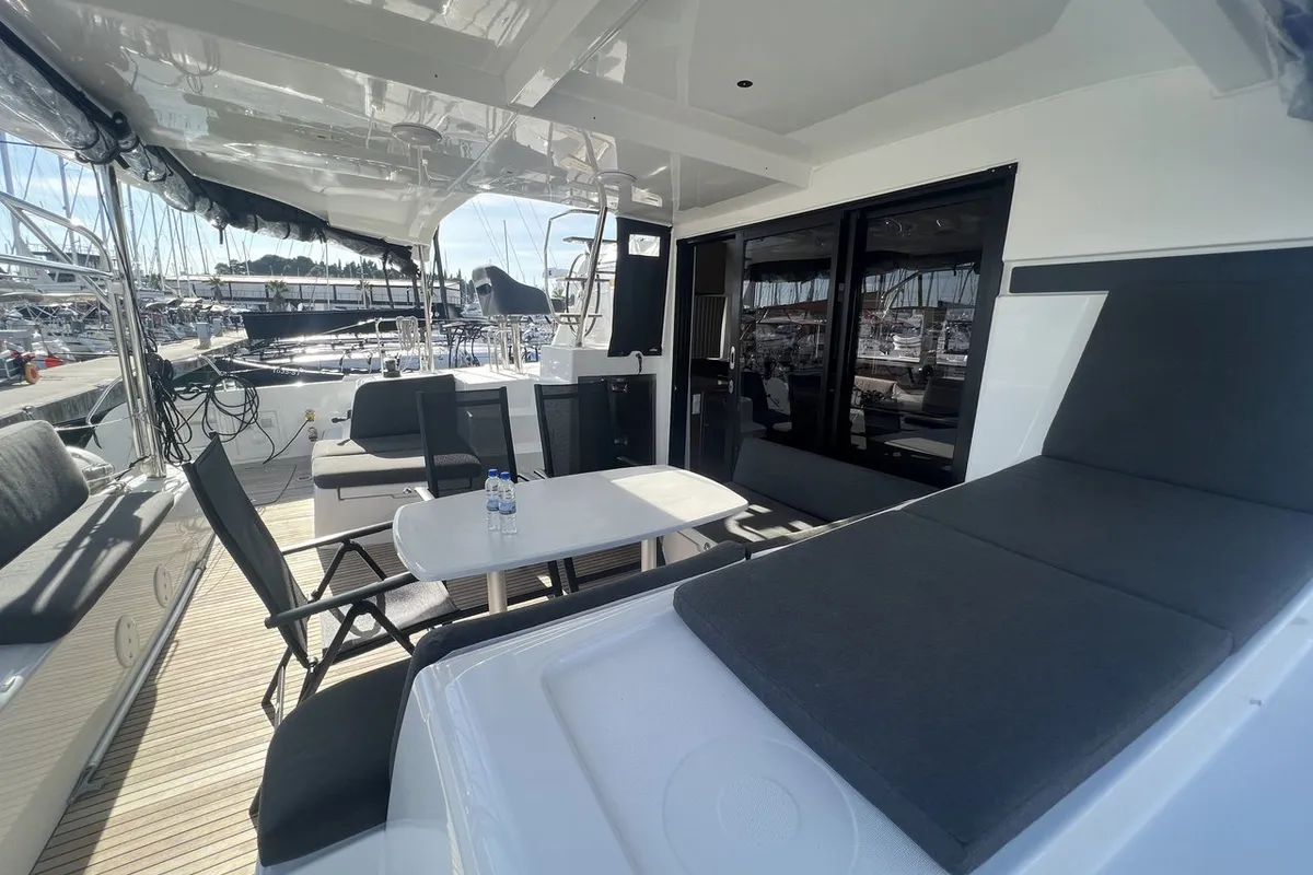 Adventure, a Lagoon 42 catamaran at Split, Croatia
