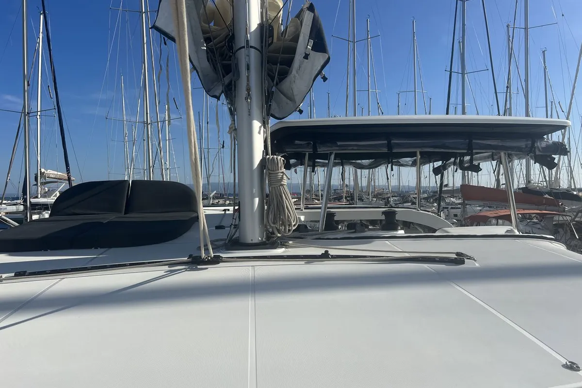 Adventure, a Lagoon 42 catamaran at Split, Croatia