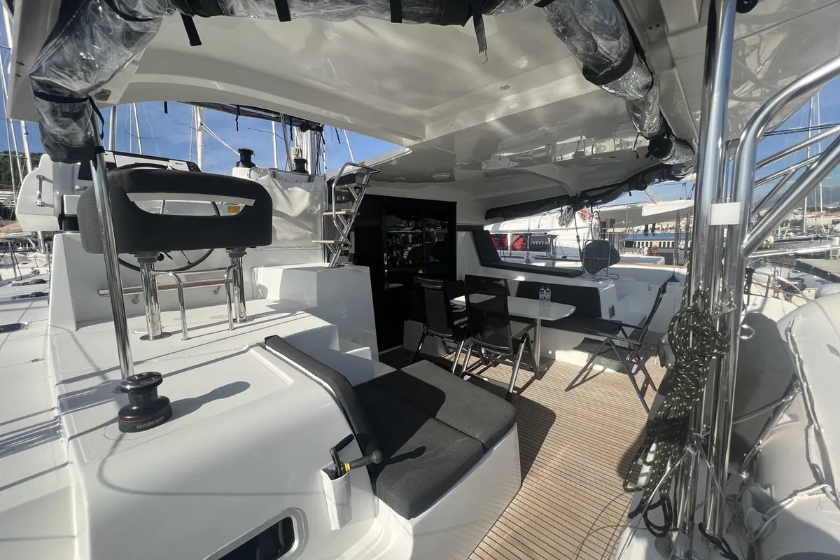 Adventure, a Lagoon 42 catamaran at Split, Croatia
