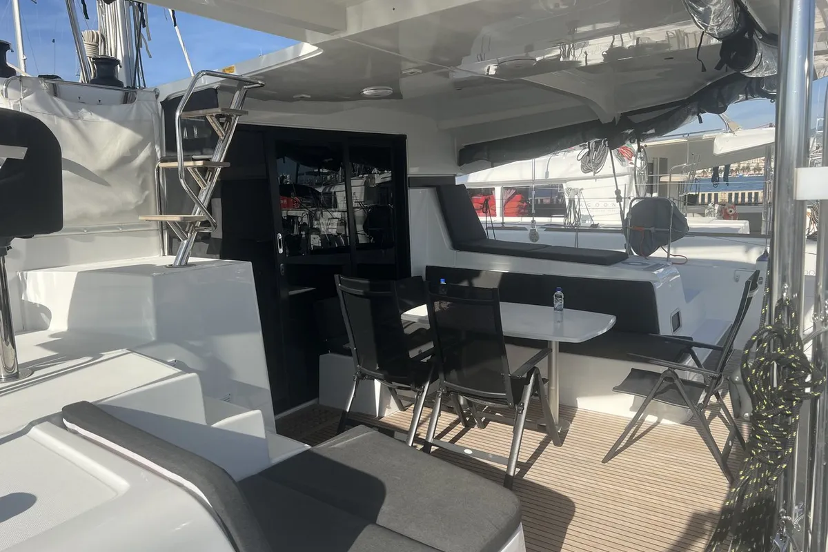 Adventure, a Lagoon 42 catamaran at Split, Croatia