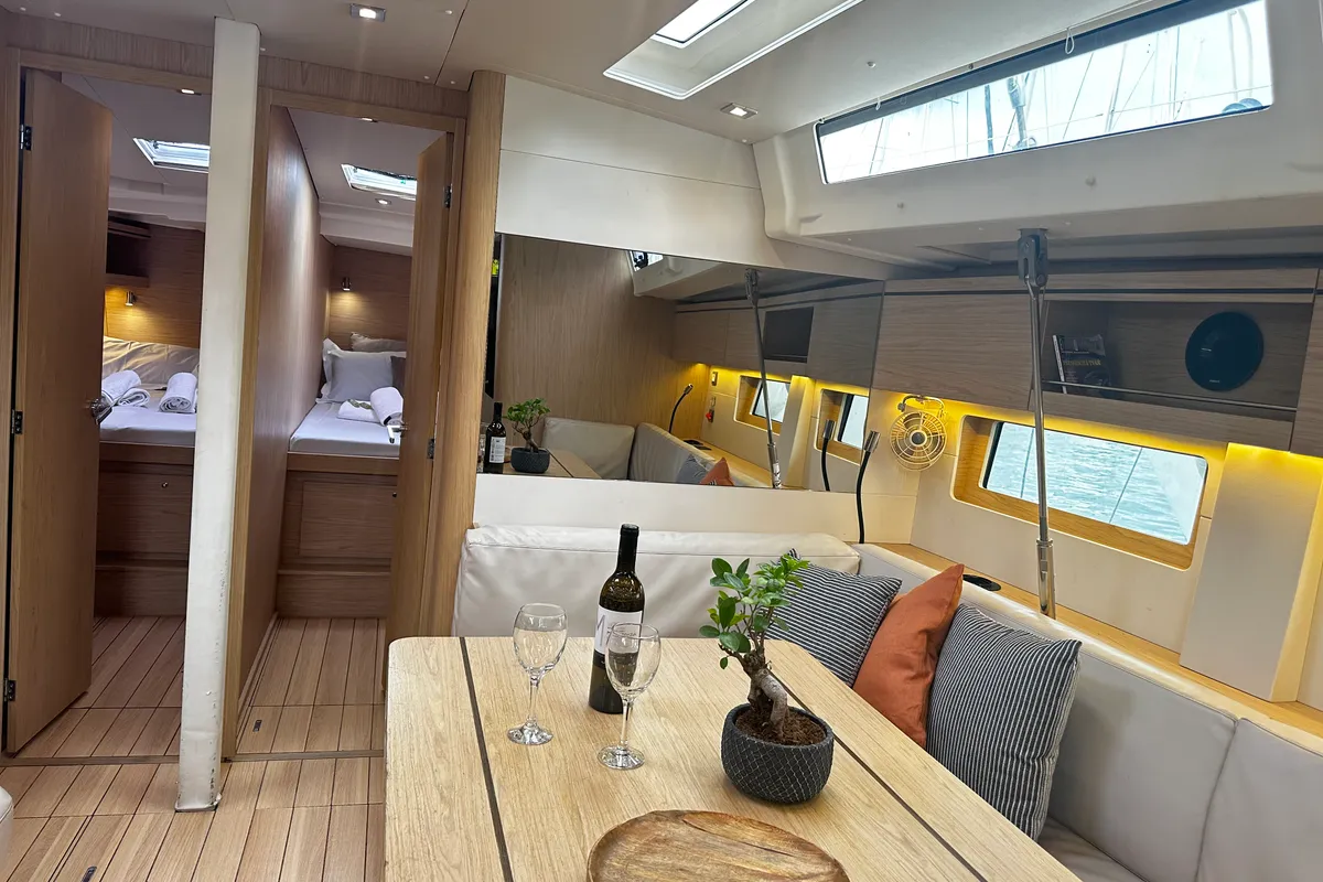 Amelia, a Beneteau Oceanis 51.1 sailboat at Athens, Greece