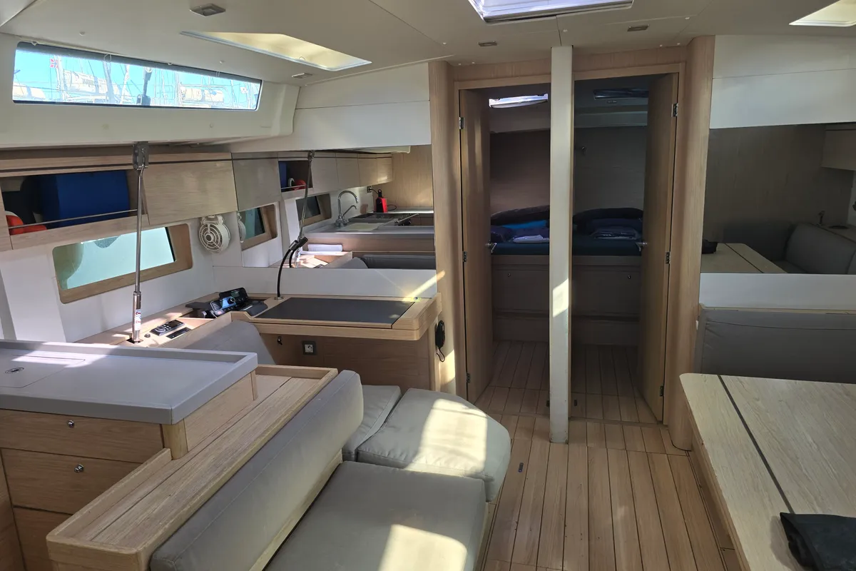 Amelia, a Beneteau Oceanis 51.1 sailboat at Athens, Greece