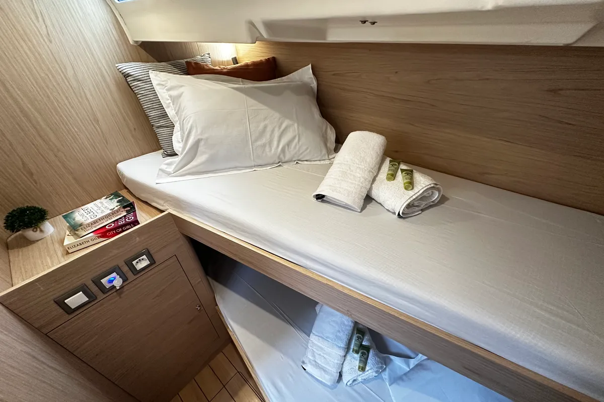 Amelia, a Beneteau Oceanis 51.1 sailboat at Athens, Greece