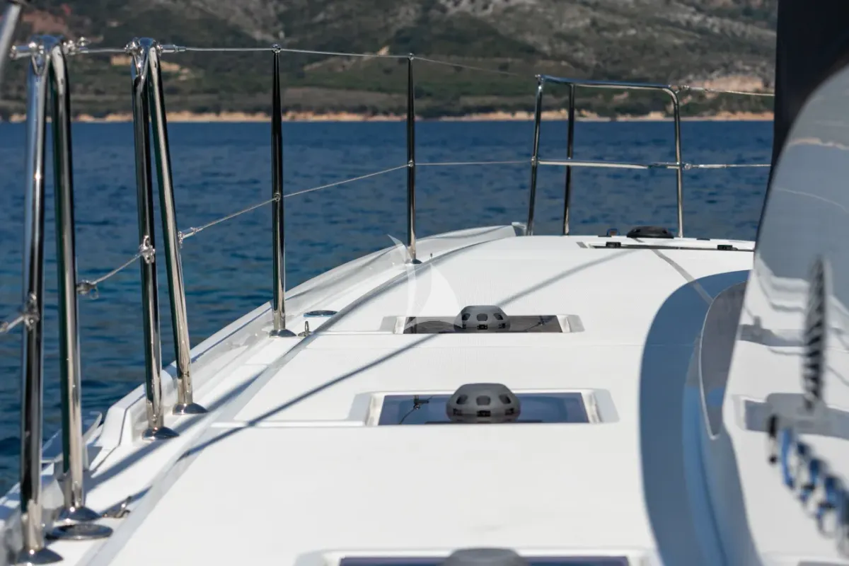 Aranel, a Lagoon 51 catamaran at Municipal Unit of Lefkada, Greece