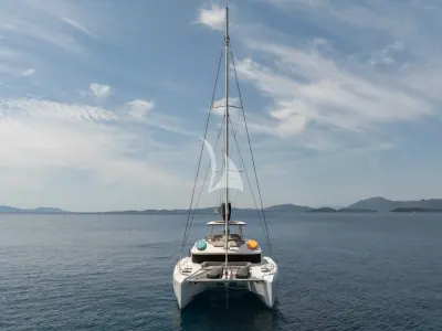 Aranel, a Lagoon 51 catamaran at Municipal Unit of Lefkada, Greece