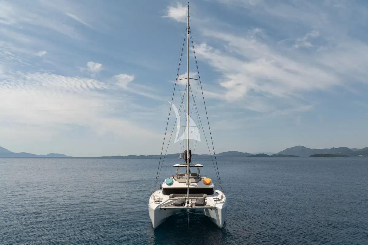 Aranel, a Lagoon 51 catamaran at Municipal Unit of Lefkada, Greece