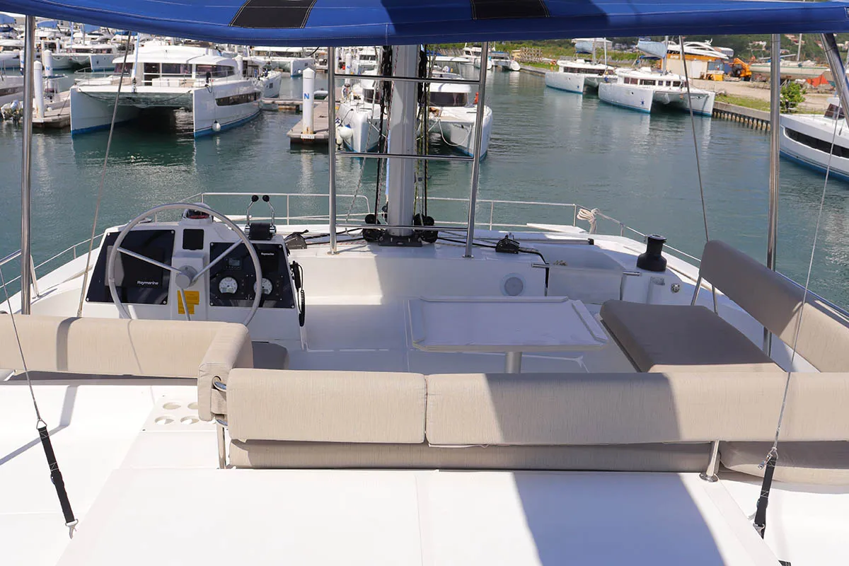 Fortunate Sun, a Bali 4.6 catamaran at Road Town, British Virgin Islands
