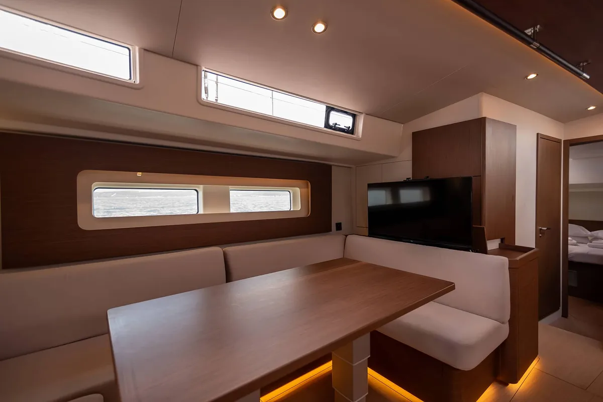 Galley of Spring Song, a Beneteau Oceanis 54 sailboat at Grad Kaštela, Croatia