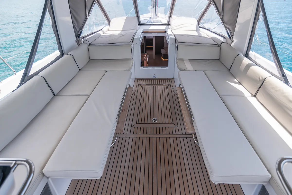 Spring Song, a Beneteau Oceanis 54 sailboat at Grad Kaštela, Croatia