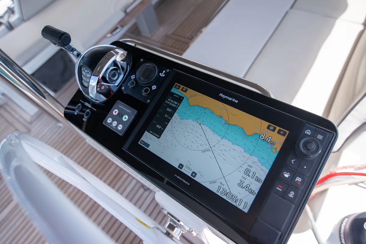 Spring Song, a Beneteau Oceanis 54 sailboat at Grad Kaštela, Croatia