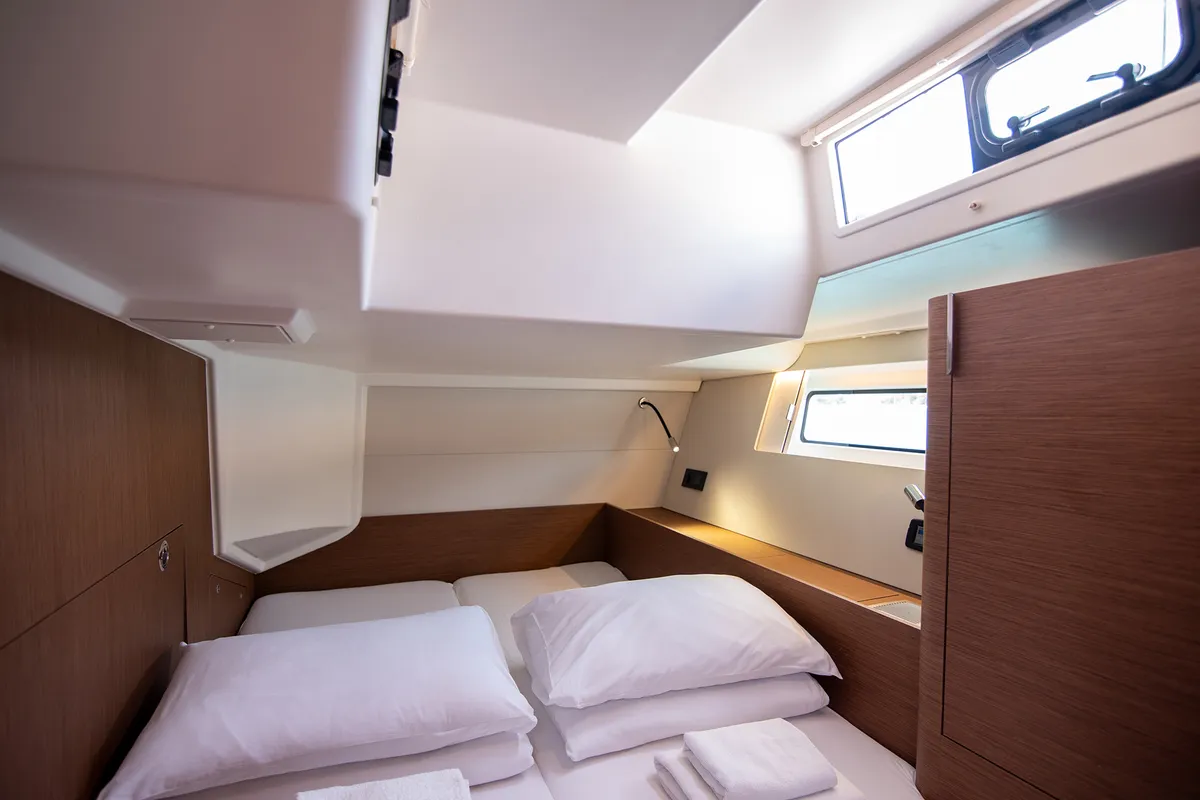 Spring Song, a Beneteau Oceanis 54 sailboat at Grad Kaštela, Croatia