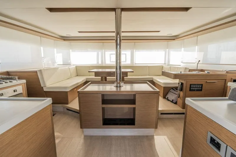 Galley of Pelagic Cat, a Lagoon 50 catamaran at Municipal Unit of Ellomenos, Greece