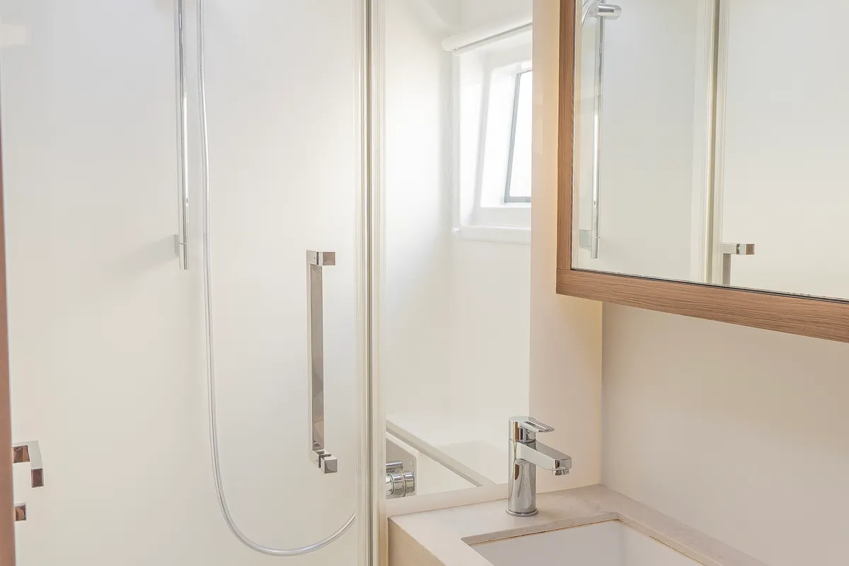 Cabin on Pelagic Cat, a Lagoon 50 catamaran at Municipal Unit of Ellomenos, Greece
