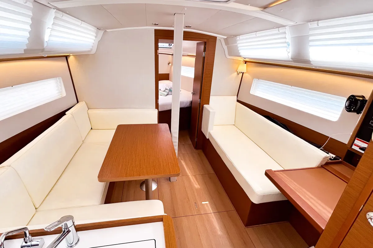 Soca Sleigh, a Jeanneau Sun Odyssey 380 sailboat at Road Town, British Virgin Islands