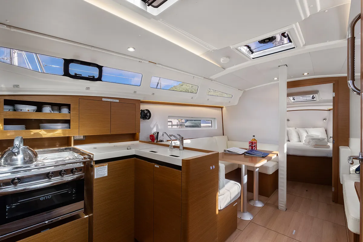 Soca Sleigh, a Jeanneau Sun Odyssey 380 sailboat at Road Town, British Virgin Islands