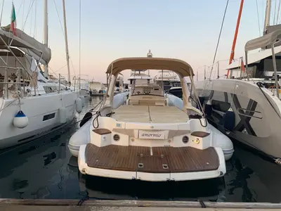 Amormio, a Marlin 38 RIB at Riposto, Italy