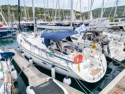 Makani, a Bavaria 46 Cruiser sailboat at Primošten, Croatia