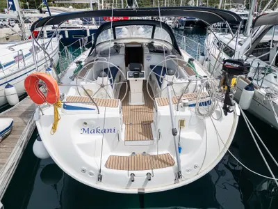 Makani, a Bavaria 46 Cruiser sailboat at Primošten, Croatia