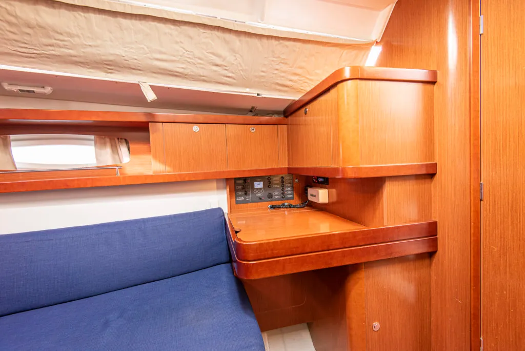 Rebecca, a Beneteau Oceanis 34 sailboat at San Vincenzo, Italy