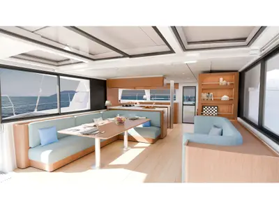 Bliss, a Bali 5.2 catamaran at Athens, Greece