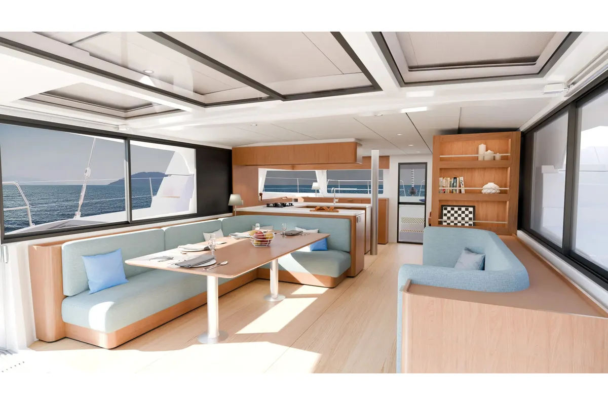 Bliss, a Bali 5.2 catamaran at Athens, Greece