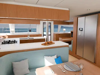 Bliss, a Bali 5.2 catamaran at Athens, Greece