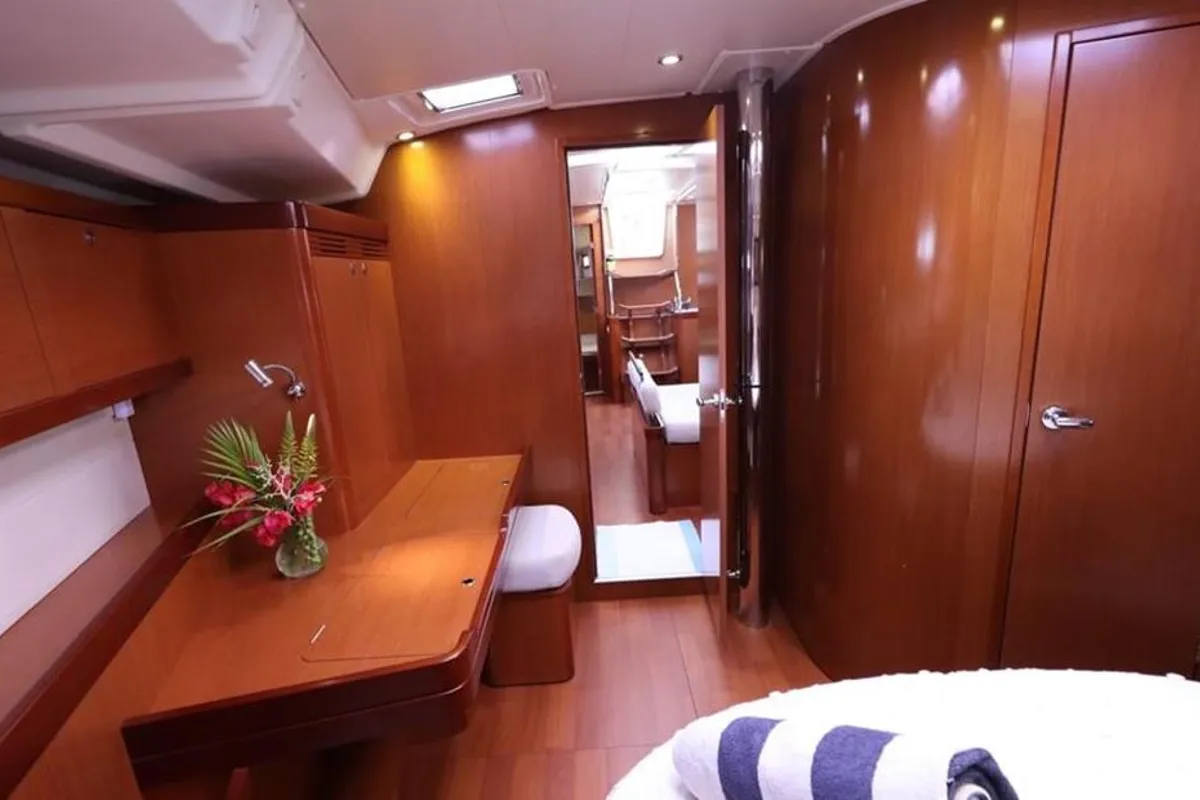 Thidawaree, a Beneteau Oceanis 54 sailboat at Baan Salak Phet, Thailand