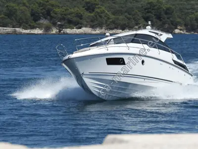 Galley of Ohana, a Grandezza 34 OC motorboat at Grad Trogir, Croatia