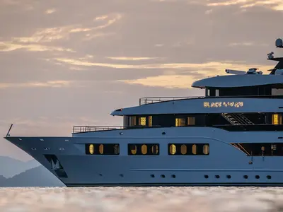Black Swan, a Odisej Ltd MY Custom Black Swan motor yacht at Split, Croatia