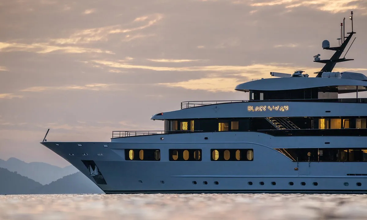 Black Swan, a Odisej Ltd MY Custom Black Swan motor yacht at Split, Croatia