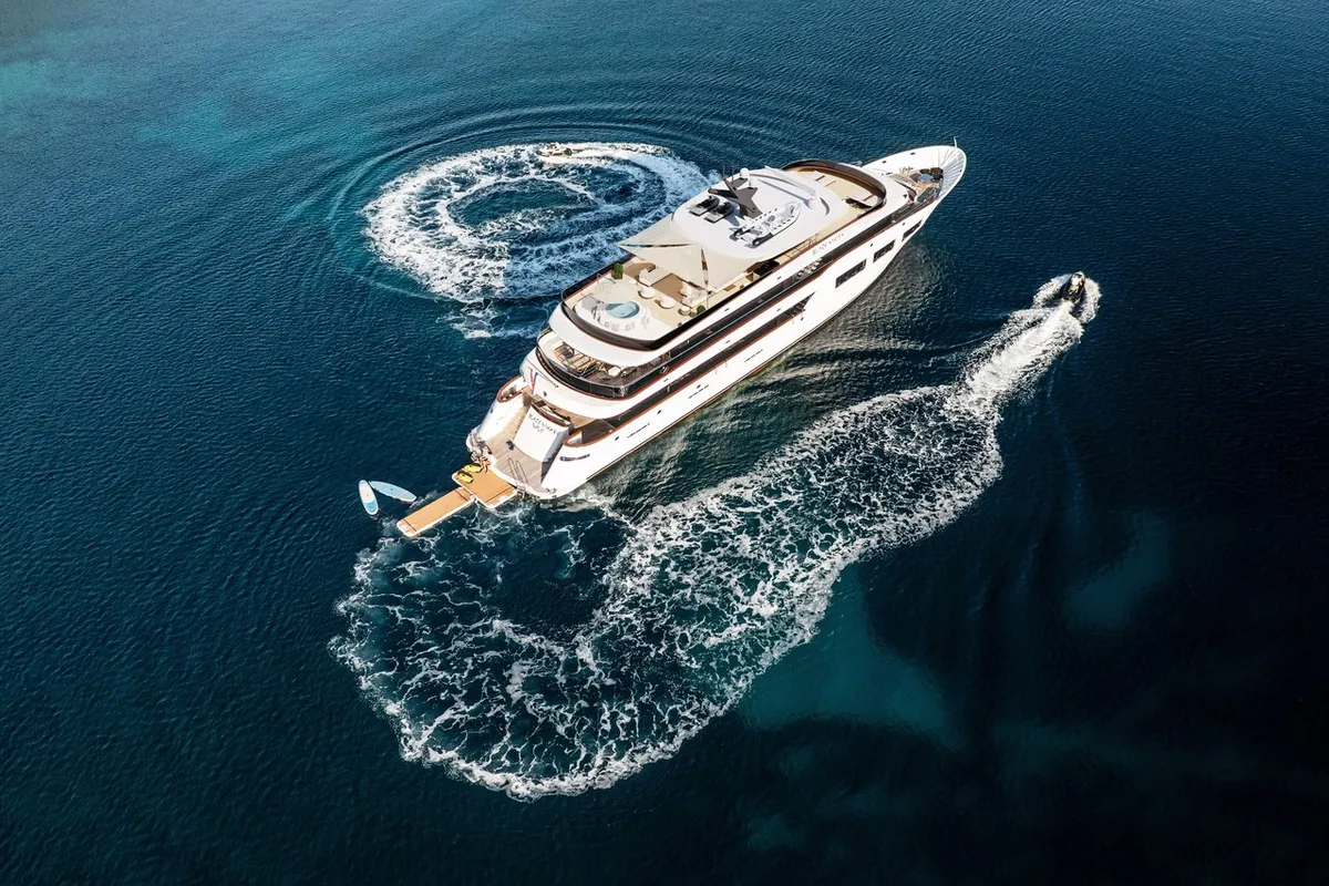 Black Swan, a Odisej Ltd MY Custom Black Swan motor yacht at Split, Croatia