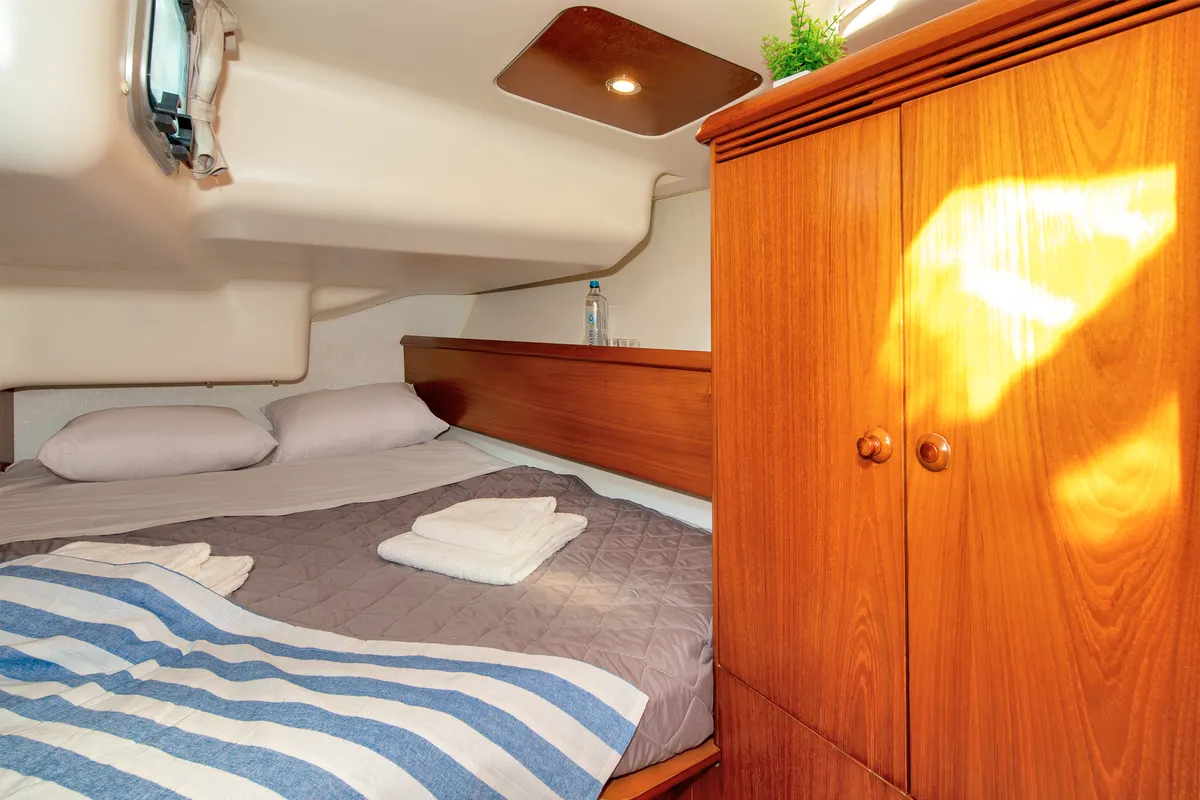Evangelos, a Jeanneau Sun Odyssey 43 sailboat at Volos Municipality, Greece