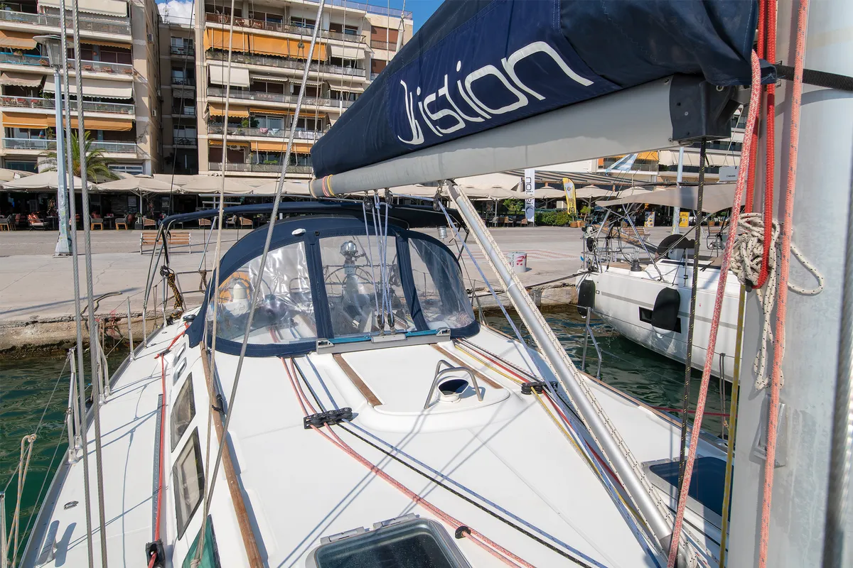 Evangelos, a Jeanneau Sun Odyssey 43 sailboat at Volos Municipality, Greece