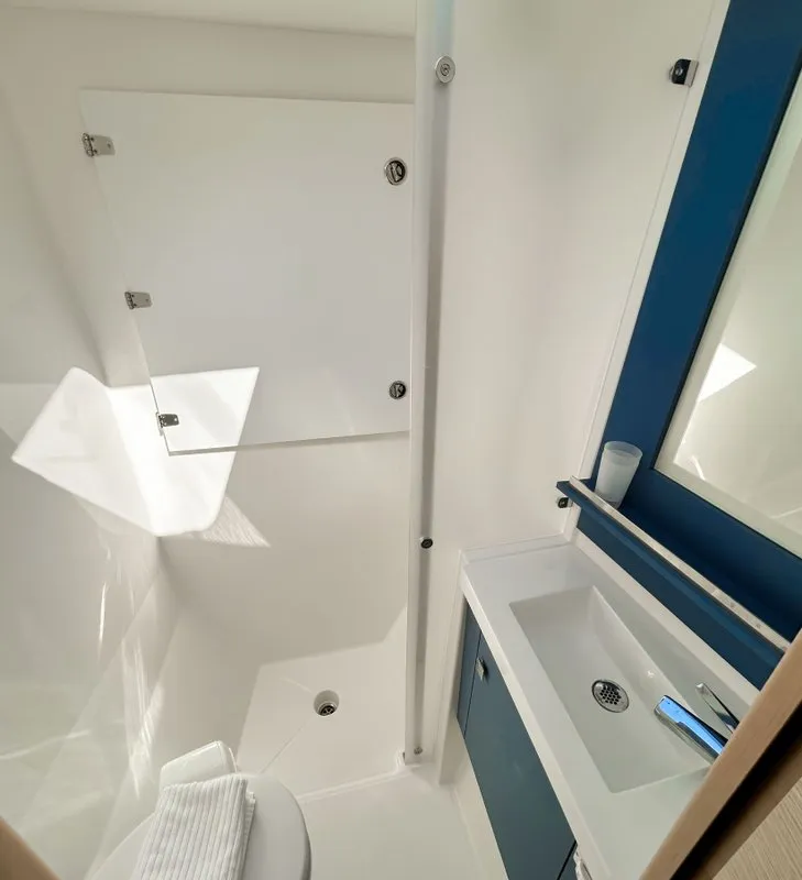 Head on Angara, a Fountaine Pajot Tanna 47 catamaran at Marmaris, Turkey
