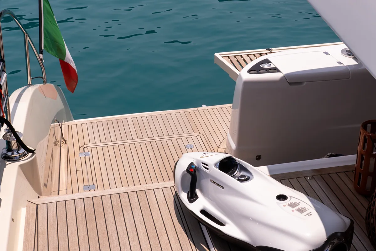 Sailuxe - Gloria, a Lagoon Sixty 5 catamaran at Capo d'Orlando, Italy