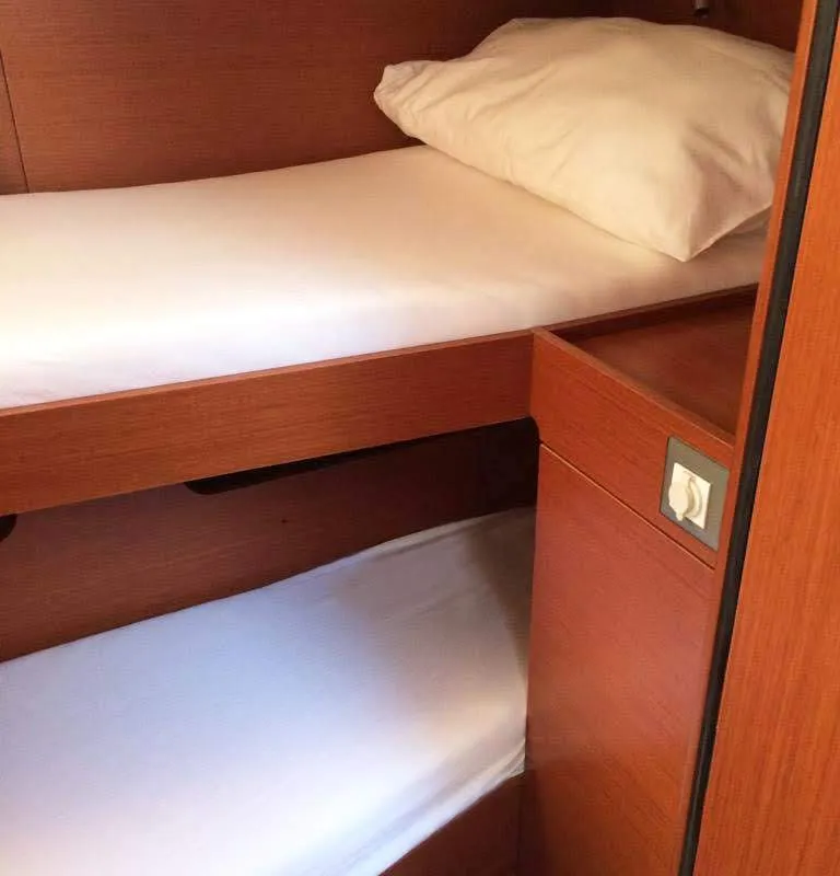 Cabin on Despacito, a Beneteau Oceanis 46.1 sailboat at Split, Croatia