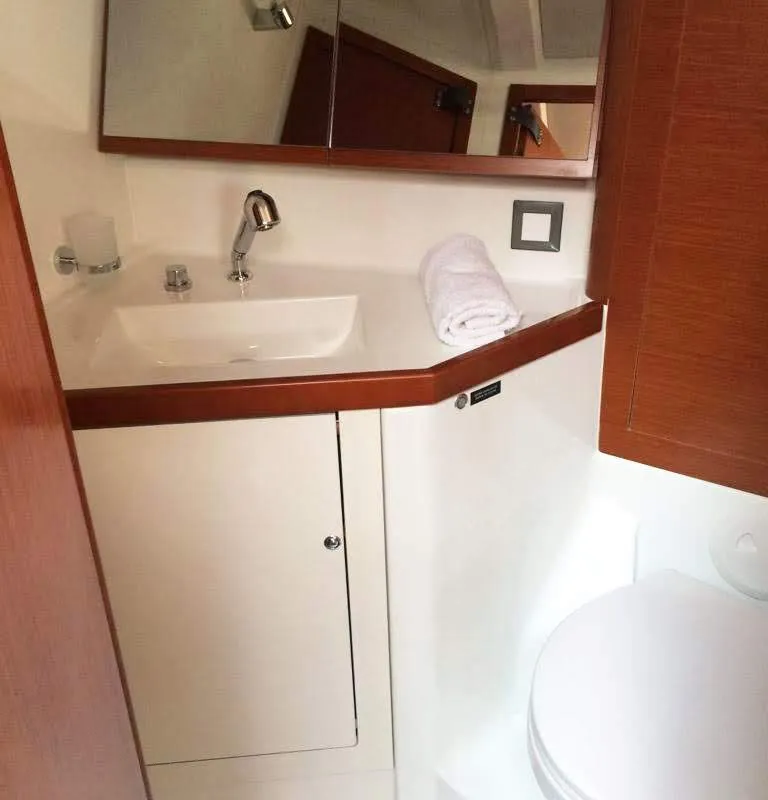 Head on Despacito, a Beneteau Oceanis 46.1 sailboat at Split, Croatia
