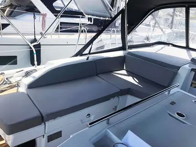 Deck of Despacito, a Beneteau Oceanis 46.1 sailboat at Split, Croatia