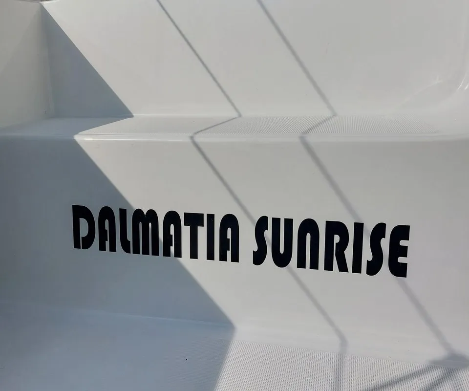 Dalmatia Sunrise, a Lagoon 42 catamaran at Sukošan, Croatia