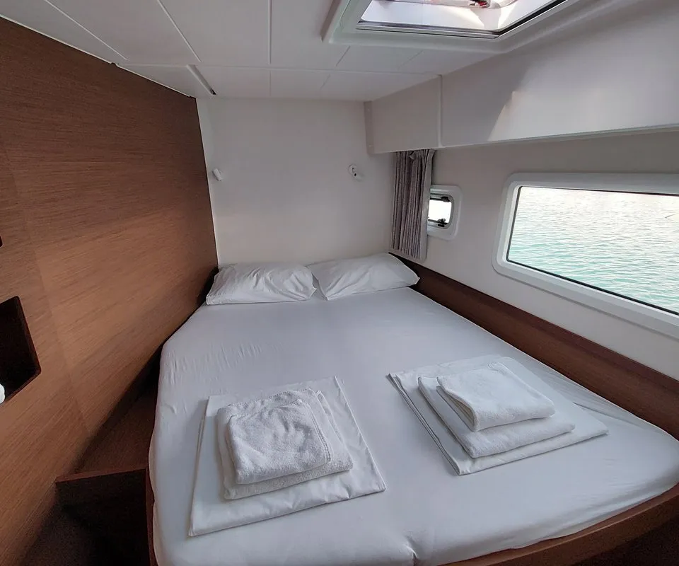 Cabin on Dalmatia Sunrise, a Lagoon 42 catamaran at Sukošan, Croatia