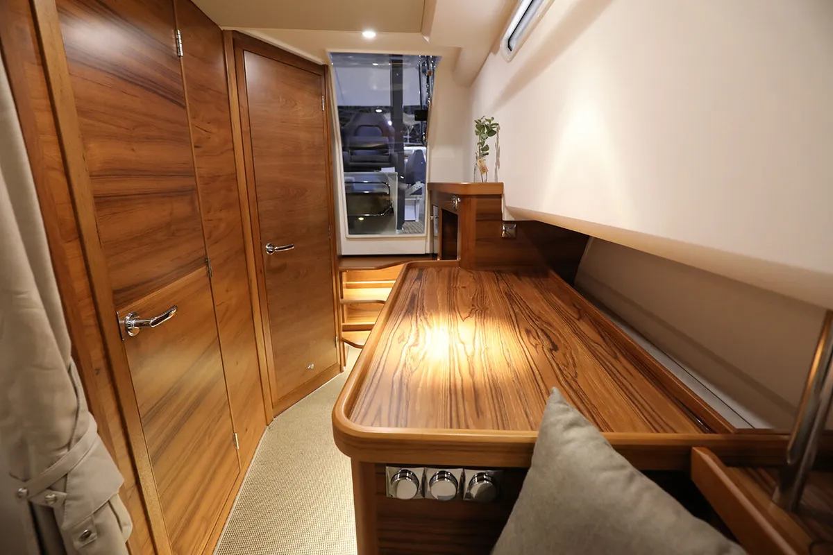 Cabin on Kali, a Nimbus T11 motorboat at Općina Sukošan, Croatia
