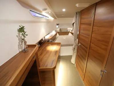 Cabin on Kali, a Nimbus T11 motorboat at Općina Sukošan, Croatia