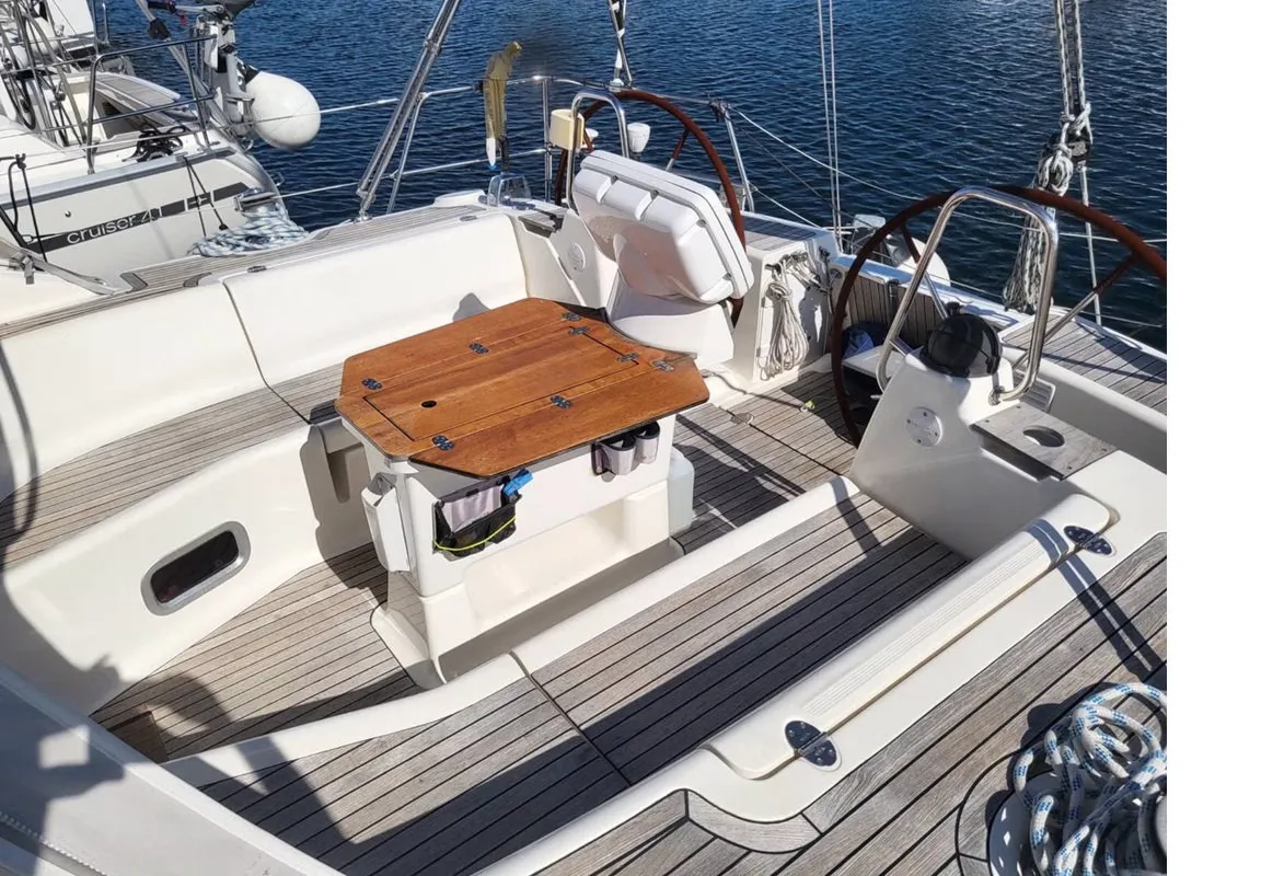 Comfort, a Bavaria 44 Vision sailboat at Bergen, Norway