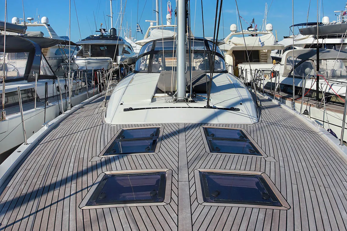 Lyra , a Jeanneau 60 sailboat at Athens, Greece